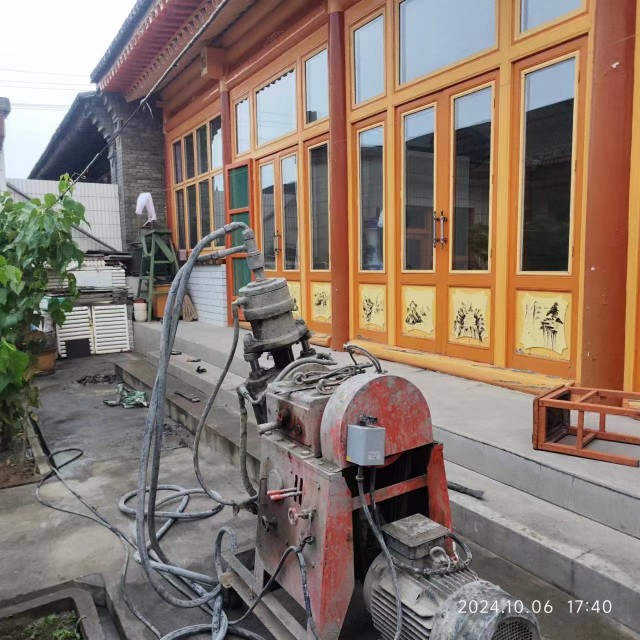 鹤城房屋地基沉降注浆加固施工
